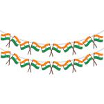 Festiko TRICOLOR FLAG Banner For Republic / Republic Day, NATIONAL FLAG, National Symbol Banner, Tricolor Banner
