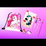 SV Traders Unicorn Stationary For Girls/Kids/School Stationary Supplies Set Of 7 Pcs
