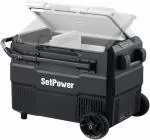 Jai Ambey Refriration Setpower Portable Freezer on Wheels Volt Refrigerator Portable Quart Camping Fridge for Vehicle Portable Freezer for Camping Traveling -G 8