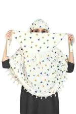 ODD M EVEN Women's 100% Cotton Face Cover Scarf Innovative Stylish Printed Pattern Fancy Scarf With Sun Protection Cover Face Cotton Mask