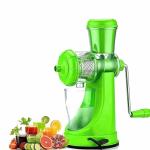 KUMISHRI Best Portable Handle Juicer For Fruits Machine, Fruit Juicer Machine For All Fruits Steel And Vacuum Locking System, Shake Healthy And Fresh Water Melon, Strawberry, (Plastic)