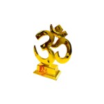 DARIDRA BHANJAN - Hindu Religious Symbol Om Idol Metal Statue Golden Statue for Car Dashboard | Mandir Murti | Home Decor | Office Table Showpiece Decorative Showpiece.