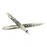 Auteur DIVINE LAXMI Multicolor Brass Blue Ink Ball Pen (Pack Of 2)