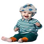 Pseudo Baby Fall Protector, Headguard for Running Walking Crawling Safety Helmet for Kid,Infant Toddler,No Bump Safety Head Cushion Bumper Bonnet Adjustable Printed Baby Safety Helmet