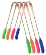 CHIBRO Copper Colorful Grip Tongue Cleaner (set of 4)