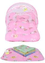 Kwitchy New Born Baby Mosquito Net Bed With Bed Protector