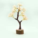 pujaNpujari Seven Chakra Crystal Tree for Good Luck and Success/Rose Quartz Crystal Gemstone Reki Healing Tree for Home Office Decor and Gift