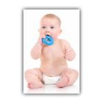 Pnf Glass Paper Cute Baby Girl Boy Children Wall Poster-490, 12 X 18 Inch