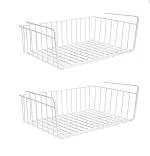 CSM Steel Undershelf Wire Basket 12 inch (Set of 2)