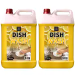 BLISS & BLUSH Dishwash Liquid 10 Liter Yellow With Long-Lasting Hygienic & Refreshing, Leaves No Residue, Grease Cleaner For All Utensils