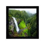 PnF Wood Framed Poster Of Natural Landscape Scenery-13873, 14 X 14 Inch
