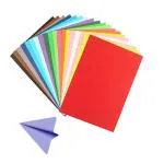 Unixaa 100 Piece A4 Size Multiuse Color Decoration 90 GSM Paper (10 Assorted Color 100 Paper)