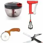 ODD M EVEN Quick and Handy Chopper, Blender, Cleaver Cutter, Pizza Cutter Kitchen Tool Set