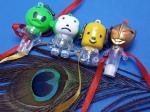 Kavim Kids Rakhi (Monkey, Dog, Duck and Ultra Man Light and whistle Kids Rakhi)