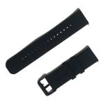 RUPELIK (Black Buckle Lock 23mm Band Black) Soft Silicone Metal Lock 23mm Smart Watch Strap for Boat Xtend Smart Watch Strap ONLY FOR BOAT XTEND Watch Strap (Black)