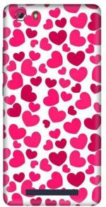 aadia Gionee Marathon M5 Lite Matte Vinyl Love Printed Mobile Skin Sticker with Scratch Resistant Lamination