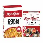 Mamafeast Cornflakes 500g + Muesli Fruit & Nuts 400g Combo (Net.wt 900g)