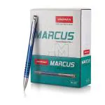 Unomax Marcus Premium Metal Body Liquid Ball Point Pen (Set of 6- Blue) (UNMX_MRCUS_1PC_BLU)