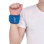 Accusure Blue Neoprene Wrist Wrap Bands Wrist Support For Men And Women