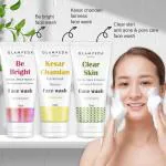 Glamveda Be Bright , Kesar Chandan Skin Brightening & Clear Skin Anti Acne Face Wash ( Pack Of 3)