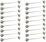 Sun Shield HOOK 6INCH 18 PC Stainless Steel Gate Hook Round 6 Inches Chrome/Silver Finish - Set of 18 pcs Door Mounted Door Stopper (Silver)