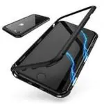 Realcase Black Metal, Glass Back Cover Case For Iphone Se 2022, Iphone Se 2020, Iphone 8, Iphone 7