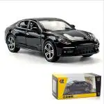 AMAFLIP 1-32 Scale Wheels Diecast Porsche Panamera Metal Model Pull Back Alloy Car Toy with Light and Sound Collection for Kids (36 Months-10 Years)