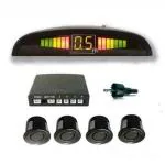 Enexoya Auto Radar Detectors with Sound Warning Car Reverse Parking 4 Sensor with LED Display for Tata Nexon EV,Black (pack of 4)