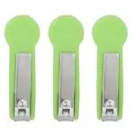 Pokory Baby Ring Nail Clipper for Kids Green Useful for Nail Cutter Manicure Pedicure Care for Baby Safety Nail Clipper for New Born Babies Infant Toddler Suitable Age 6 Months & Above Pack of 3