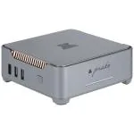 Selligion Mini PC Praho 2 CPU with Graphics Card Intel UHD 600, Intel J4105 Quad Core 2.5 Ghz Processor | 2133Mhz 8GB LPDDR4 RAM,128GB SSD | Secure Fast & Smoothest OS Abacca 3.1 | 2 HDMI, 1 VGA Port