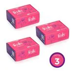 Feals Cotton Ear Buds/Swabs | Eco-Packaged, Chemical-Free, Biodegradeable | 200 Paper Stem, 400 Cotton Swabs Per Pack, Pack of 3 (600 Sticks, 1200 Swabs)