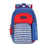 Lavie Sport Navy Blue Unisex Sport Glitter 40 L Stylish Backpack