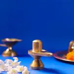 NIKSA HOMES Shivling Brass, Shiva Lingam Vastu Statue, Idol Shivaling | for Home, Pooja Room, Puja Temple, Gift | Handcrafted Brass (Small)