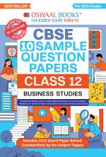 Oswaal CBSE Sample Question Papers Class 12 Business Studies Book (For Board Exams 2024) | 2023-24_oswaal books