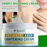 KURAIY Intimate Area Whitening Cream Underarm Elbow Buttock Private Bleaching Remove Melanin Dull Moisturizing Brighten Body Skin Care