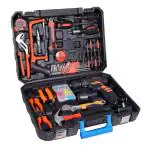 VOLTZ 112pcs Electric Tools Set Tool Kits 12 V Cordless Drill Lithium Lon with 112 Piece Tool Set Combination Package and Plastic Toolbox Storage Case