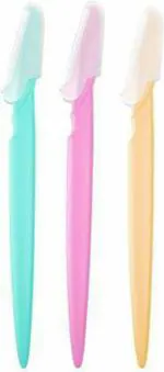 OPTRA-Lenon Beauty Eyebrow Razor Facial Hair Remover Trimmer Sharp Mini Makeup Knife Shaper Shaver (Set Of 3)