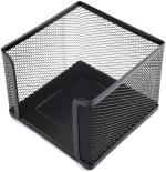 Shuban Metal Mesh Memo Holder Card Stand Organizer for Office Home Schools Desk Supplies Metal Mesh Sticky Holder, Designed to Work with Post-It Pop-Up Notes, 3.1x4.1 Inch, Black