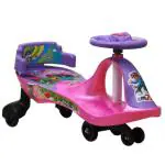 Maanit Kids Manual Ride on Magic Car Swing Car Twister-Suitable Age 2 Years and Above Boys and Girls (Purple)