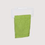 Sarvatr Acrylic Hand Towel Hanger Hand Towel Ring Towel Bar Towel Holder for Bathroom Wall Wash Basin Kitchen Bedroom (Pack of 1) (Square Big Towel Ring)