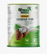 Green Magic Coconut Milk |Fresh|Pure|Organic|100%Natural|Dairy-free|Cooking|Gluten free|Baking|400 ML