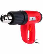 AGNI Powerful 1500 Watts Hot Air Gun A1531 for Shrink Wrapping Packing, Stripping Paint, Thawing Frozen Water Pipes (2 Speed, Royal Red)