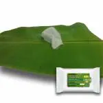Adaamya - 200 Pcs Disposable Banana Leaf / Plate / Dish Cleaning Wet Wipe for Party, wedding, Picnic