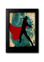 Blue Nexus Thor the God of thunder Wall Poster with Wall Frame Room Art Painting Collection A4 size 10x13
