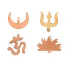 Morir Gold Plated Deity Ornament Gfmor6628