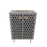 Afasana Handicrafts New Mother of Pearl Inlay 2 Doors Cabinet - Home Decor Furniture