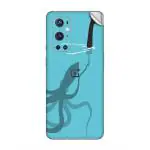 GADGETSWRAP Printed Vinyl Skin Sticker for Oneplus 9 Pro - squid loch ness monster