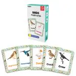 Festiko 1 Set of 30 Pcs Birds Flash Cards, Birds Flash Cards for Kids, Easy & Fun Way of Learning, Flashcards For Toddlers and Kids