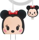 Badshah 3D Cute Cartoon Series for Apple 18W 20W USB-C Power Adapter Charger Protective Case, Fashion Lightning Cable Protective Cover for iPhone Fast Charger