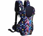 Chinmay Kids Navy Blue Rainbow 3 Way Baby Carrier With Detachable Bib & Head Cushion Ergonomic Multi Functional Baby Carrier